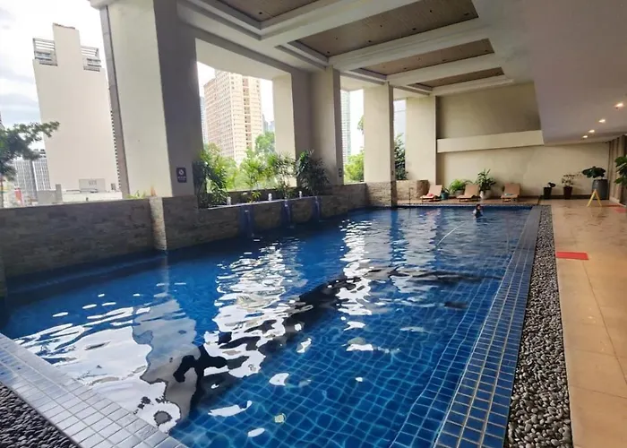 Apartment Muji Kltower Makati - Greenbelt - With Pool Access
